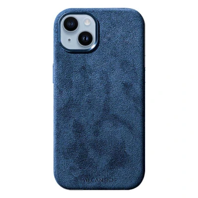 Image de iPhone 15 Plus Alcantara Case Ocean blue
