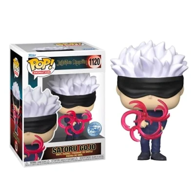 Image de Funko Jujutsu Kaisen Pop ! Figurine en Vinyle Gojo (Red Tech) 9 cm