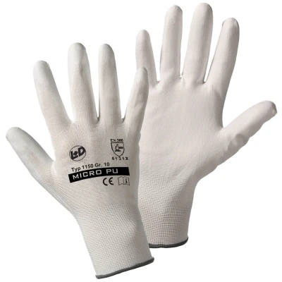 Image de L+D 1150 10 Gant de protection blanc Nylon