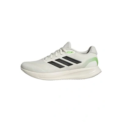 Image de adidas Homme Runfalcon 5 Running Shoes Chaussures de Course, Noyau Blanc cassé, Noir et Citron Vert éclaté, 44 EU
