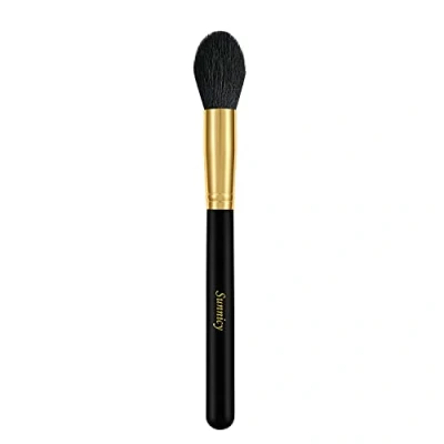 Image de Tapered surligneur Visage Poudre Bronzer Blush Contour Alliant pinceau de maquillage, Point à Highlight yeux et Brow os; Fonctionne avec les crèmes, poudres minéraux