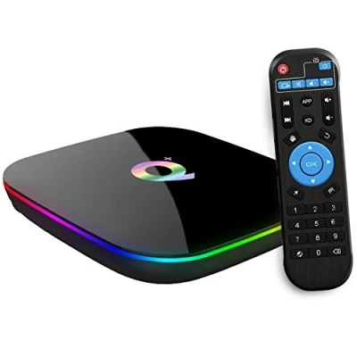 Image de TUREWELL Q Plus Android 10.0 TV Box 4Go RAM 64Go ROM H616 Quad Core cortex A53 Support 3D 6K Ultra HD H.265 2.4GHz WiFi 10/100M Ethernet Smart