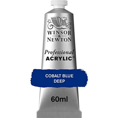 Image de Winsor &amp; Newton Professional Acrylique Tube 60ml 180 Bleu de Cobalt Foncé ROW