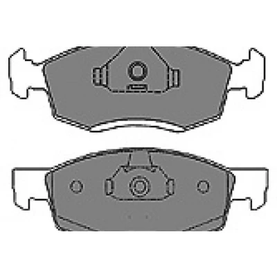Image de MAPCO 6612 Jeu de plaquettes frein Essieu avant contact signal d&#039;usure inclus FIAT: Palio I Weekend