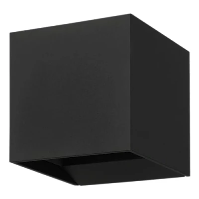 Image de EGLO Applique murale extérieure LED Calpino 3, lampe de façade d&#039;extérieur avec éclairage up et down, luminaire mural en métal noir, blanc chaud, IP54