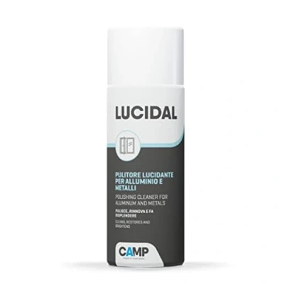 Image de Camp lucidal, Nettoyant de Polissage et Revitalisation pour Fenêtres, luminaires Volets en Aluminium, Pvc Métal, 400ml