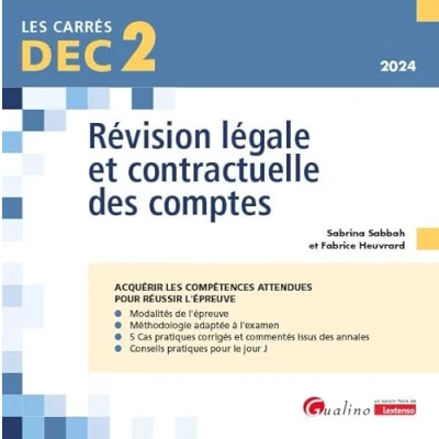 Image de DEC 2 Révision légale et contractuelle des comptes Livre d’occasion Très bon