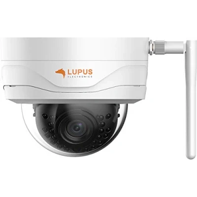 Image de caméra dôme IP Lupus LE204 WLAN, de surveillance extérieure, enregistrement SD, fabricant allemand, sans fil via vision nocturne, boîtier métallique, y compris logiciel PC/Mac, batterie