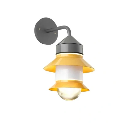 Image de MARSET Santorini applique d&#039;extérieur, IP65, moutarde