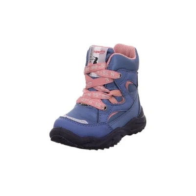 Image de Superfit Garçon Fille Glacier Gore Tex à Rembourrage Chaud Après Ski, Bleu/Rose 8010, 22 EU Large