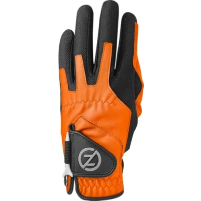 Image de Zero Friction Gant de Golf synthétique Performance pour Homme, Main Droite, Taille Unique, Orange