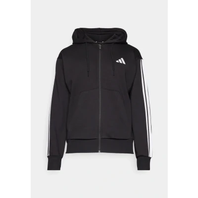 Image de adidas Sportswear Essential Three Stripes Sweat zippé, Homme, Taille: XS, Black/white