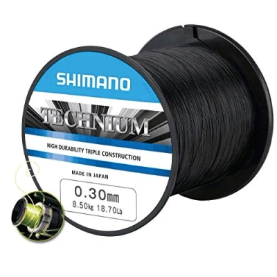 Image de SHIMANO Nylon Technium Grey 5000m D.0,28mm R.7,5Kg TEC28BLK5000