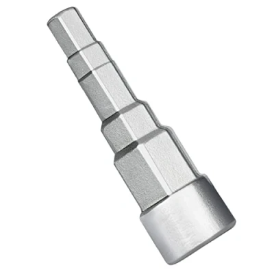 Image de Noosverl Clé de montage étagée universelle pour mamelon valve, à cliquet sanitaires et radiateurs avec douille carré intérieur 5 tailles, 1/2, 3/8, 1 1/4, 3/4, 1/4&quot;