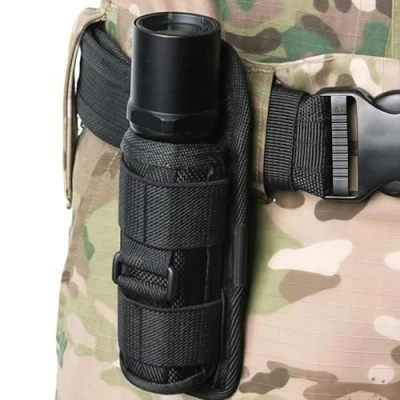 Image de Gexgune poche de lampe rotative à 360 degrés Led étui pour torche ceinture sacs chasse