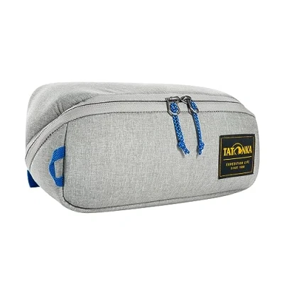 Image de Tatonka Trousse de Toilette Square Zip Pouch M (2L) Sac Rabattable avec 2 Poches Filet à Fermeture éclair sans PFC/PFAS 10 x 25 9 cm (Gris)