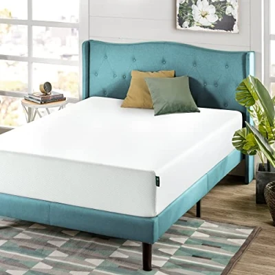 Image de Zinus Tè Verde Matelas, Mousse à mémoire de Forme, Blanc, 140 x 190 cm