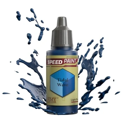 Image de The Army Painter Speedpaint Tidal Wave 2.0, Peinture Acrylique Unique 18ml Solution De à Une Couche Pour Figurines Comme Warhammer 40k et Dungeons and Dragons.