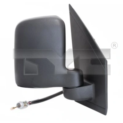 Image de Rétroviseur extérieur Tyc 310 0089 droit noir Ajustage par câble, convexe FORD: Transit Connect Mk1 Van, Tourneo