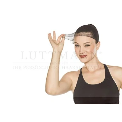 Image de LUTTMANN Perruque Wig Cap Filet en coton Noir Qualité 1A