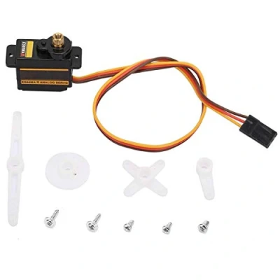 Image de EMAX ES08MA II 12g / 1.8kg 10 Secondes Servo à Engrenages en métal pour Ailes Fixes, 450 hélicoptères, Robots, Mini analogique Machine Stable Antichoc