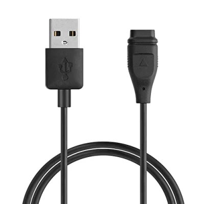Image de kwmobile Câble USB Compatible avec COROS Pace 2 / 3 APEX/APEX Pro/APEX VERTIX Rechange pour Chargement Smart Watch Chargeur Fitness Tracker Montre connectée Noir