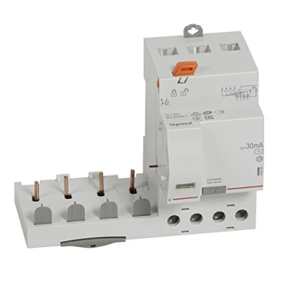 Image de Bloc différentiel adaptable DX3 4P 400V 40A typeAC 30mA pour disj 1 module/pôle