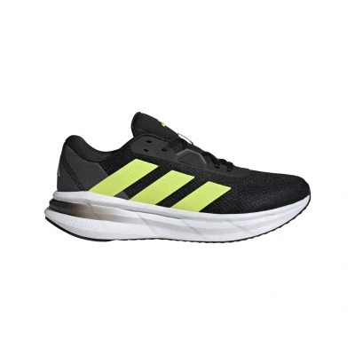 Image de adidas Performance Galaxy 7 Chaussures de running sur route, Homme, Taille: 45 1/3, Core black/pulse lime/grey five Tissu / matière synthétique