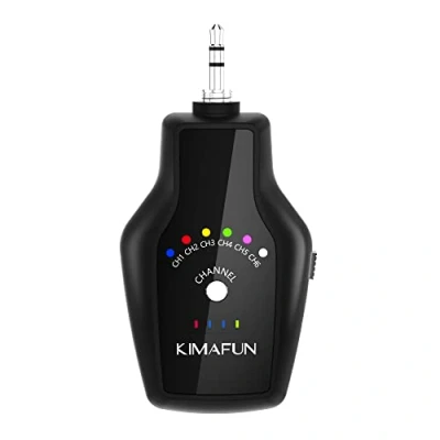 Image de KIMAFUN Un Émetteur, Il Doit Fonctionner avec des Récepteurs Système de Moniteur in Ear sans Fil pour Répétition Groupe, Amplificateur Guitare, Enregistrement