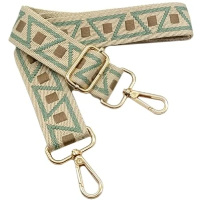 Image de Bandouliere de Rechange Reglable Vert Kaki, Sangle Sac a Main Remplacement, Universelles mit Boucle Dore pour Femme à Main, Bandoulière Accessoires, 1111