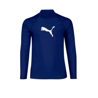 Image de Puma Rashguard Maillot de Bain, Bleu Marine, 128 Enfant Unisexe