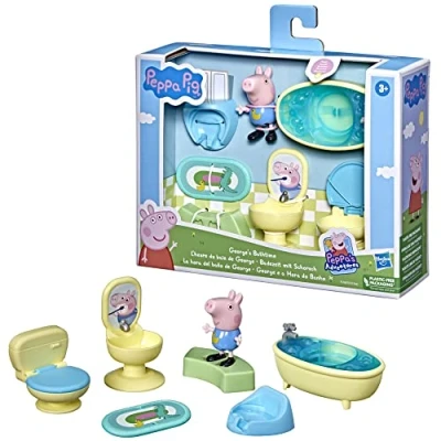 Image de Peppa Pig Hasbro Little Spaces George&#039;s Bathtime