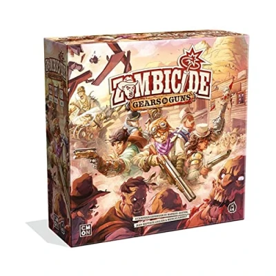 Image de Zombicide : Undead or Alive jeu de société Gears &amp; Guns Extension,Jeu stratégie,Jeu coopératif pour adultes,Jeu zombie,Durée moyenne 1 heure,Fabriqué par CMON