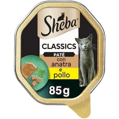 Image de Sheba Chat Doublure de Nourriture Classics, 22 Bols (22 x 85 g)
