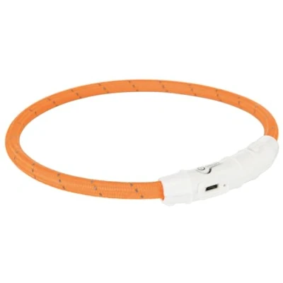 Image de Trixie Flash Anneau Lumineux USB en TPU/Nylon pour Chien