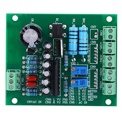 Image de AC12V stéréo VU mètre Carte Pilote amplificateur DB Niveau Audio rétroéclairage d&#039;entrée
