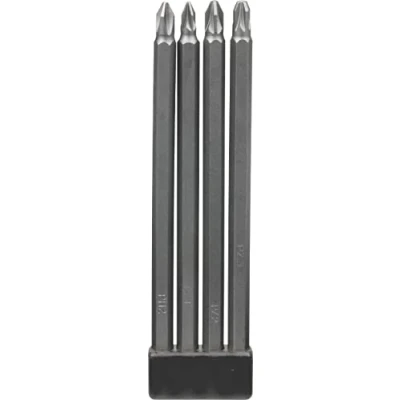 Image de kwb Jeu d&#039;embouts 4 pces 150 mm, extra long 1/4 pouce selon ISO 1173 E 6.3