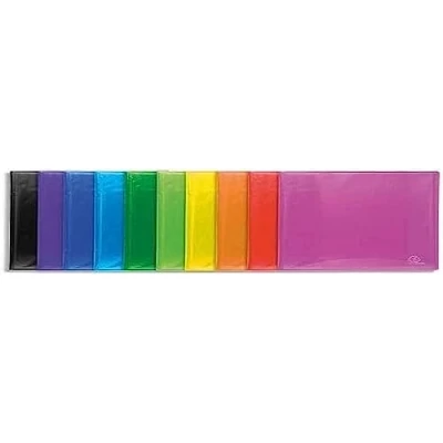 Image de Exacompta Réf. 85270E 1 Protège documents Iderama 60 pochettes cristal lisse 120 vues pour A4 dim 24 x 32 cm couverture en polypro semi rigide 10 couleurs aléatoires