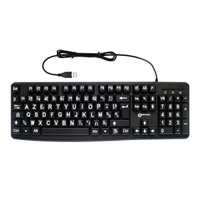Image de Clavier GEEMARC Confort Visuel Grands caractères Pour PC
