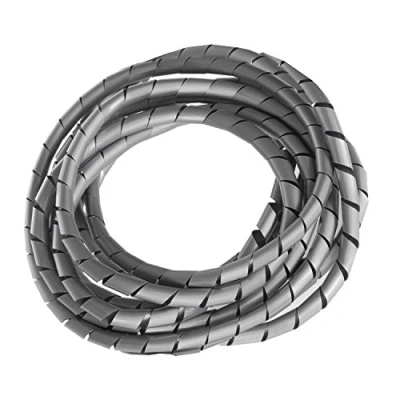 Image de Maclean MCTV 684 S Champ conduite de câble en bande spirale flexible faisceau tube d&#039;enroulement 3 m (5 * 6 mm, argent)