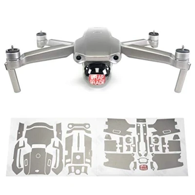 Image de Wrapgrade Main Unit Skin Compatible avec DJI Mavic Air 2 (Titanium)