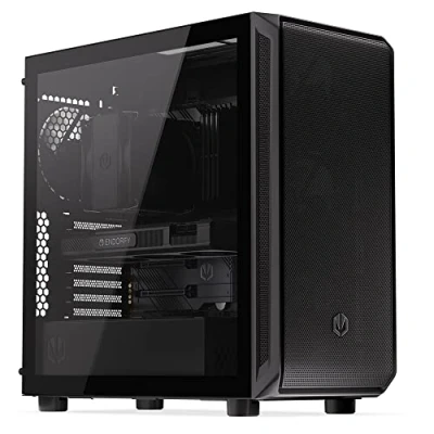 Image de ENDORFY Arx 700 Air, boîtier ATX spacieux, 5 Ventilateurs de 140 mm Inclus, Haute compatibilité avec Nombreux Composants EY2A012