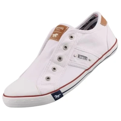 Image de Mustang Femme 1099 401 1 Chaussons Doublé Chaud, Blanc (1 Weiss), 39 EU