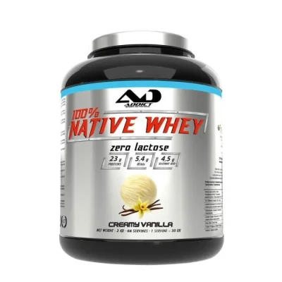 Image de Addict Sport Nutrition 100% Whey native (2kg) sans sucre ajouté