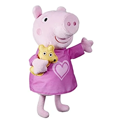 Image de Peppa Pig Berceuse Peluche chantante avec Ourson, 3 chansons, Phrases, à partir de Ans, Multicolore