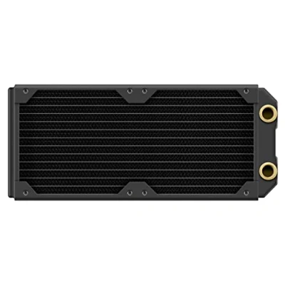 Image de Corsair Hydro X Series XR5 240 mm Neo Radiateur de Refroidissement Liquide Cœur en Cuivre Optimisé pour Un Faible Bruit 2 Support Ventilateur 120 Filetages G1/4 Noir