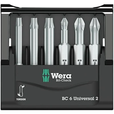 Image de Wera 05073638001 Bit Check 6 Universal 2 SB, pièces, Gris