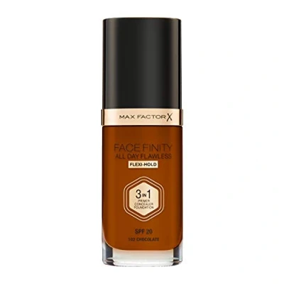Image de Max Factor Facefinity All Day Flawless 3 in 1 Flexi Hold Fond de teint 102 Chocolate