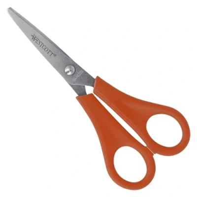 Image de Westcott 21591 00 Ciseaux enfants pour droitier Pointe pointue rot