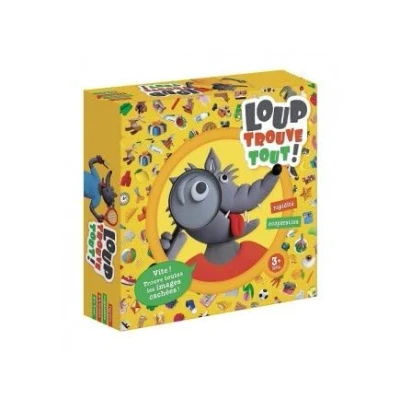 Image de pour Loup Cherche et Trouve Tout 270 Images cachees Jeu de Societe des 3 Ans rapidite, Observation Set + 1 Carte Animaux